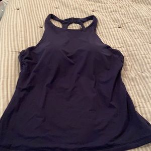 Athleta Maldives high neck swim tank 40 B/C